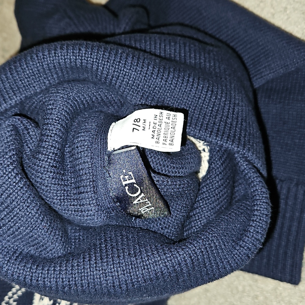 Children's Place Navy Blue Winter Sweater - Picture 3 of 3